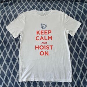 Samuel Adams Octoberfest Keep Calm and Hoist On T Shirt Mens Large EUC